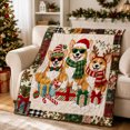 thumbnail image 6 of Halloween Flannel Quilted Throw Blanket, Soft Cozy Throw Blanket for Couch, Warm Decorative Throw Blanket for Winter, 6 of 7