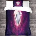 thumbnail image 3 of Diamond 2 Piece Bedding Set With 3d Luxury Duvet Cover - Microfiber Bedding Set With Zipper Closure Single, 3 of 5
