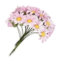 thumbnail image 4 of 100 X Cabezas De Flores Artificiales Tela Margarita Boda Fiesta Bricolaje Artesanía Rosa, 4 of 6