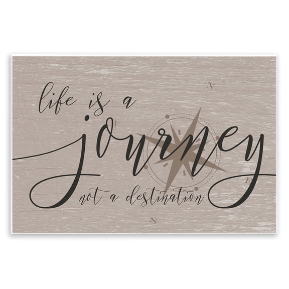 Stupell Industries Farmhouse Life is a Journey Wall Plaque Art, 19 x 13, by Lil' Rue