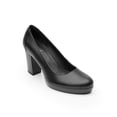 thumbnail image 1 of Zapatilla de Piel Negro Con Plataforma Flexi Mujer Formal 105801 negro 25.5 Flexi 105801, 1 of 5