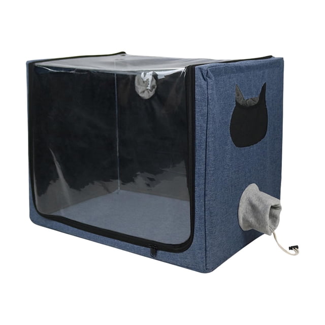 Caja seca para mascotas, jaula para perros y gatos, limpieza del cabello de mascotas, bolsa para caja seca para habitación de mascotas para bañar
