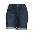 thumbnail image 5 of Terra & Sky Women's Plus Size High Rise Curvy Bermuda Shorts, 5 of 5
