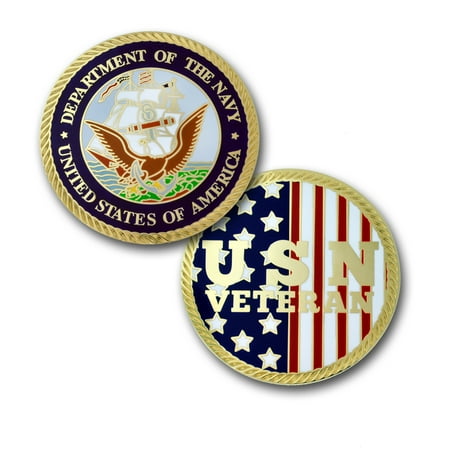 PinMart's U.S. Navy Veteran Commemorative Challenge Coin Veterans Day Gift