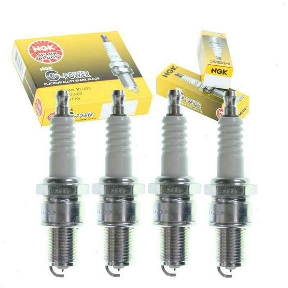 4 pc NGK G-Power Spark Plugs compatible with Saab 96 1.5L 1.7L V4 1967-1973