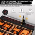 thumbnail image 2 of Heavy-Duty Power Tool Organizer with Charging Station,Premium Thickened Wood Panels,4 Layers + 4 Multi-Functional Side Hooks ，Integrated Design Power Tool Organizers and Storage, 2 of 8