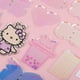 thumbnail image 2 of Azulejo iridiscente de lujo personalizado del latigazo de la forma del corazón de la nube del almacenamiento de la teja de acrílico de la extensión magnética linda del latigazo, 2 of 4