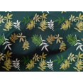 thumbnail image 5 of oneOone Cotton Cambric Teal Green Fabric Leaves Quilting Supplies Print Sewing Fabric By The Yard 42 Inch Wide, 5 of 6