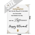 thumbnail image 5 of Retirement Gifts for Women Teacher Happy Retirement Decorations Party Appreciation Gift Female Nurse Friend Mom Coworker Boss Plaque Decor for Home Bedroom Living Room 12x16 Inches, 5 of 8