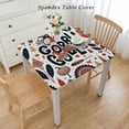 thumbnail image 2 of Thanksgiving Tablecloth Round, Turkey Gobble Washable Table Cover for Party Picnic Dinner Decor, 2 of 7