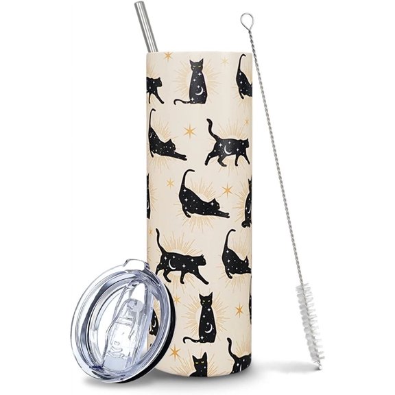 Butterfly Tumbler, Blue Purple Butterfly Gift, Butterfly Drinking Glasses/Tea Cup/Coffee Mug, Butterfly Decor Accessories- Butterfly Gifts for Women, Girls, Mom, Her, Kids - Butterfly Cup 20 Oz