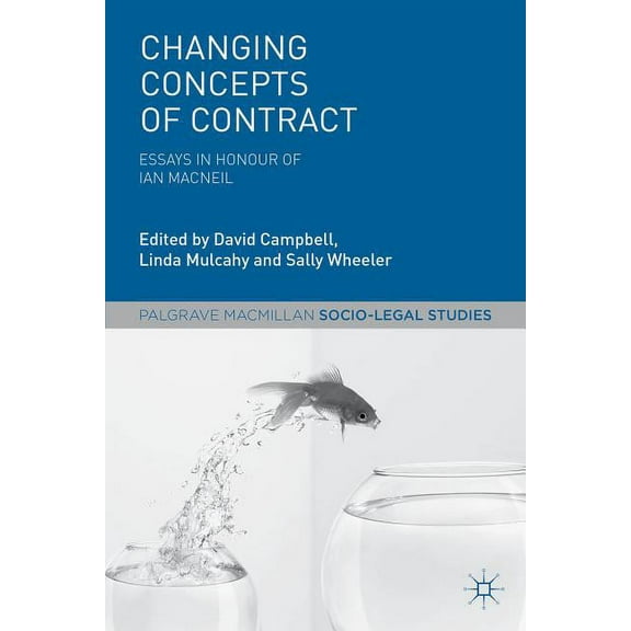 Palgrave Socio-Legal Studies Changing Concepts of Contract: Essays in Honour of Ian MacNeil, (Paperback)