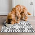 thumbnail image 2 of Dog Food Mats for Floors Super Absorbent, Pet Cat Food Mat - Non Slip Dog Bowl Mats for Food and Water, Eco-Friendly Boho Dog Placemats Feeding Mat, 2 of 6