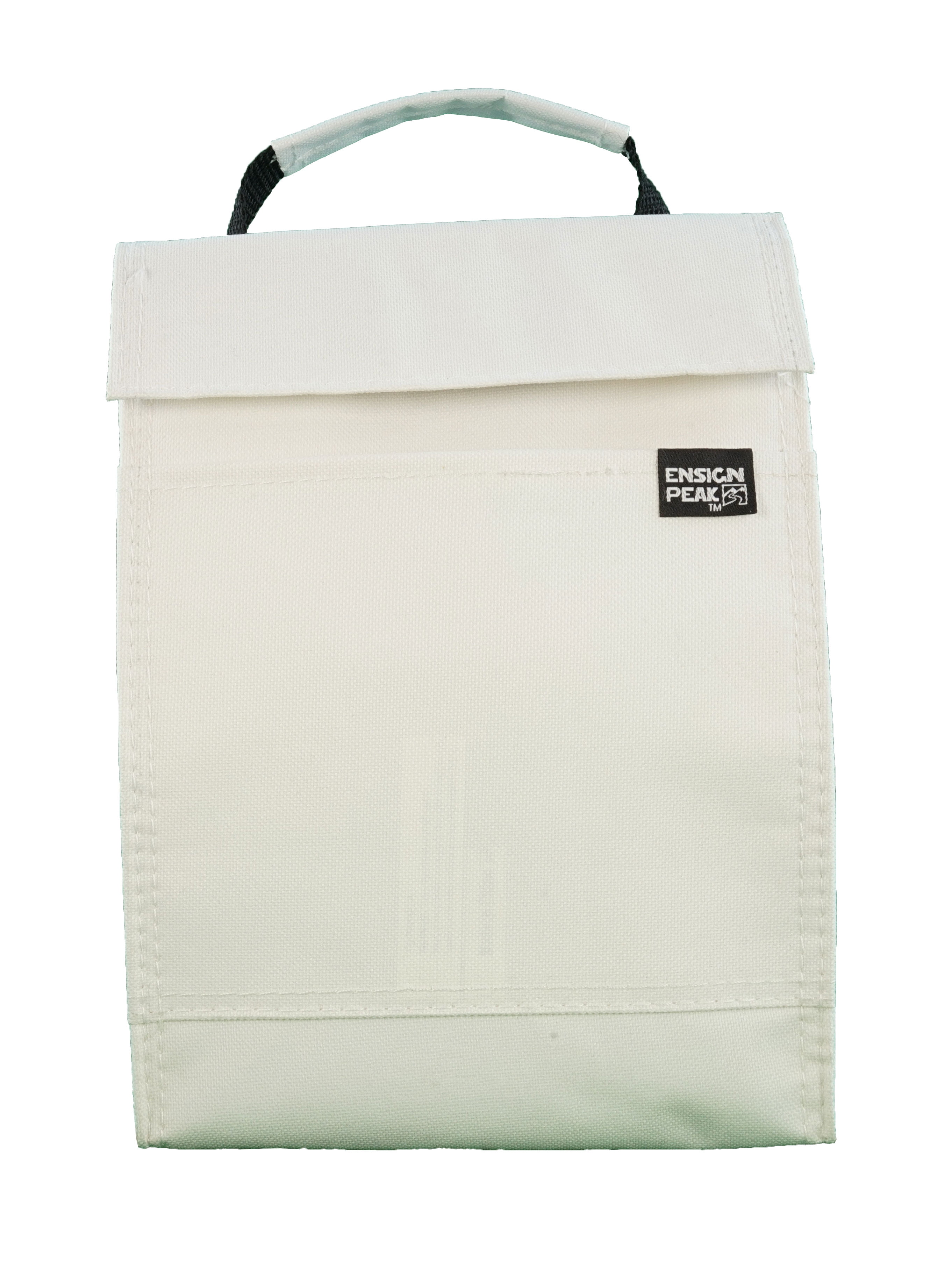 Lunch Sack with Insulated Waterproof Liner and Outside Pocket