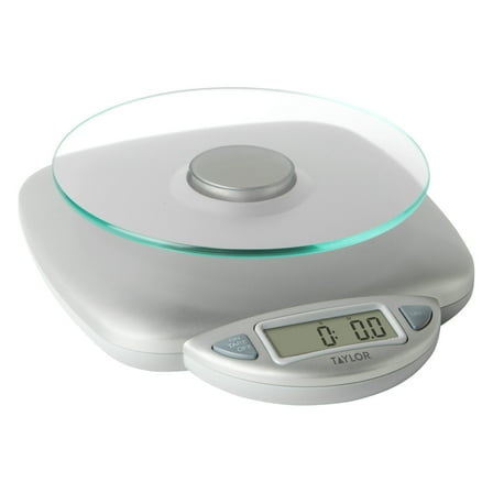 Taylor 11 lb. Digital Glass Top Kitchen Scale and Food Scale