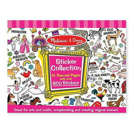 Melissa & Doug Sticker Collection Book: Princesses, Tea ...
