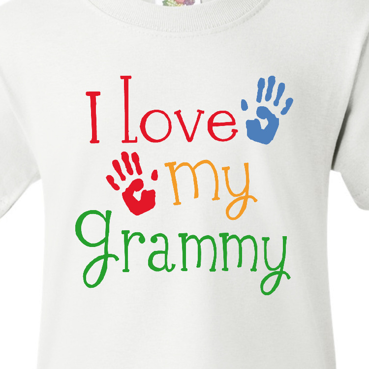 Inktastic I Love My Grammy Youth T-Shirt - image 3 of 4