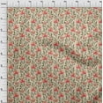 thumbnail image 4 of oneOone Cotton Silk Peach Fabric Floral Craft Projects Decor Fabric Printed By The Yard 42 Inch Wide, 4 of 4