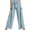 Light Blue, variant on Cmfcve Wide Leg Pants for Women High Waisted Palazzo Pants Work Casual Flowy Tie Knot Trousers with Pockets