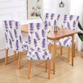 thumbnail image 2 of Yayeee 2 Pack Dining Chair Covers Stretch Parson Chairs Slipcovers Seat Protector, Lavender Pattern, 2 of 6