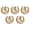 5 pack, variant on 2026 Year of Horse Chinese Wooden Fridge Magnet New Year Refrigerator Sticker Commemorative Horseshoe Decors