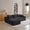 Black, variant on 105.5" Modern Boneless Couch with Chaise, Modular Sectional Sectional Sofa with Deep Seat, No Assembly Required, L-Shaped Cloud Sectional Couch for Living Room/Office