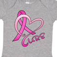 thumbnail image 4 of Inktastic Cure- Breast Cancer Awareness pink ribbon Boys or Girls Baby Bodysuit, 4 of 5