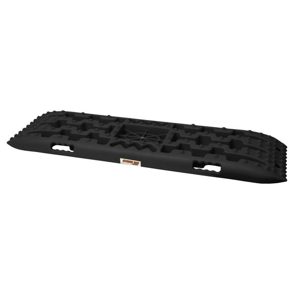 Extreme Max 5001.6838 Traction Recovery Boards with Built-In Jack Base for Off-Road Overlanding, Sand, Snow & Mud Escape - 42" x 12.25" x 5", Carrying Case Included, Black