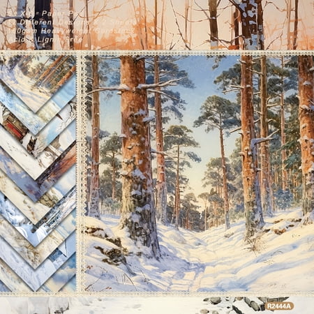 Scrapbook Paper, Origami Crafts Decoupage Paper for Junk Journal Scrapbooking Photo Album Teacher Vision Board Card Making Supplies, 24 Sheets 6x6 Inch
