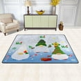 thumbnail image 2 of Dreamtimes Cute Christmas Gnome Non-Slip Area Rug 36"x24", Winter Elf Snow Floor Carpet Comfort Floor Mats Decor for Indoor Front Porch,Living Room, Bedroom,Kitchen, 2 of 7
