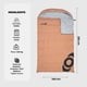 thumbnail image 4 of Bolsa de Dormir Doble Kano Provincia Camping Sleeping Bag, 4 of 12