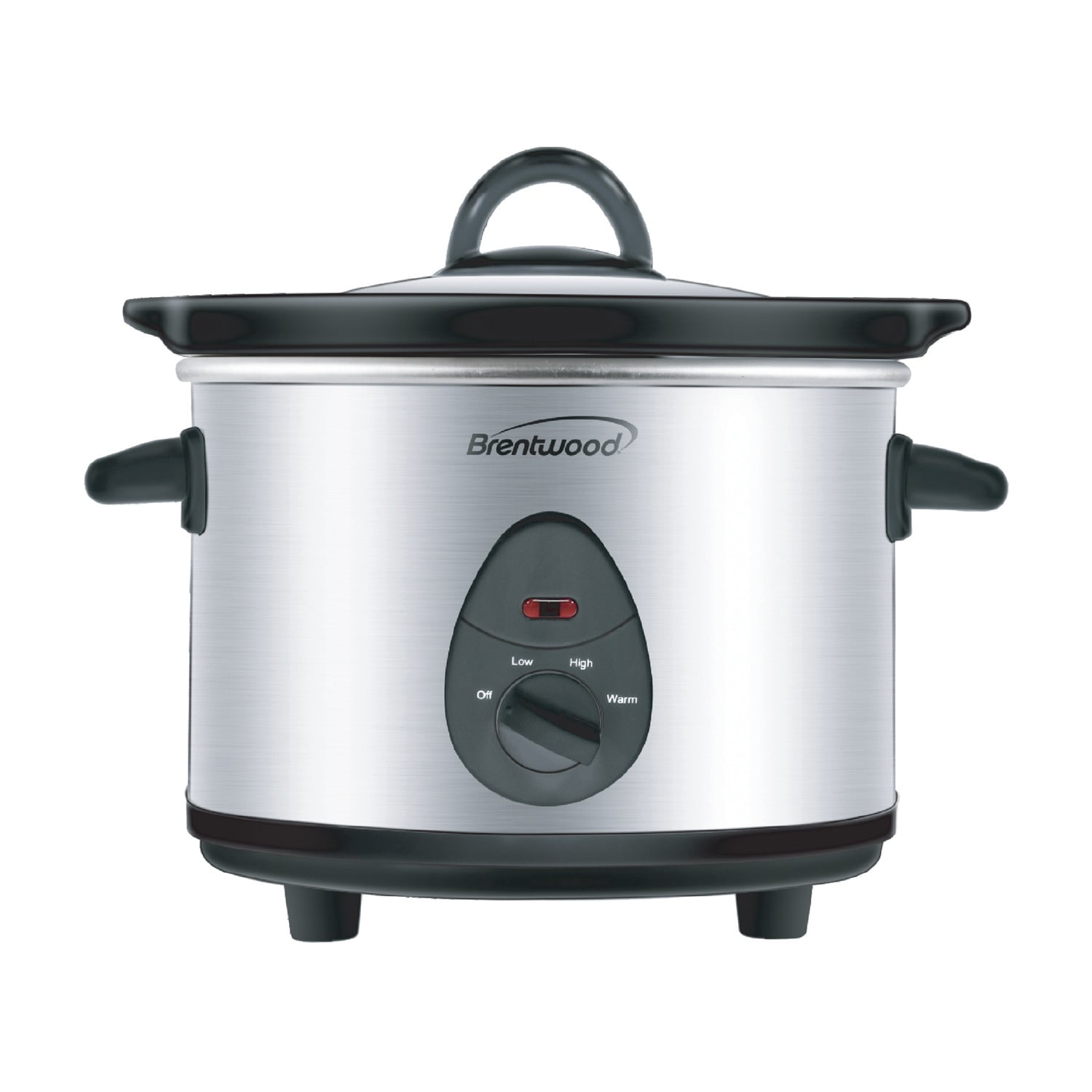 Brentwood SC-115S 1.5 Quart Slow Cooker, Stainless Steel