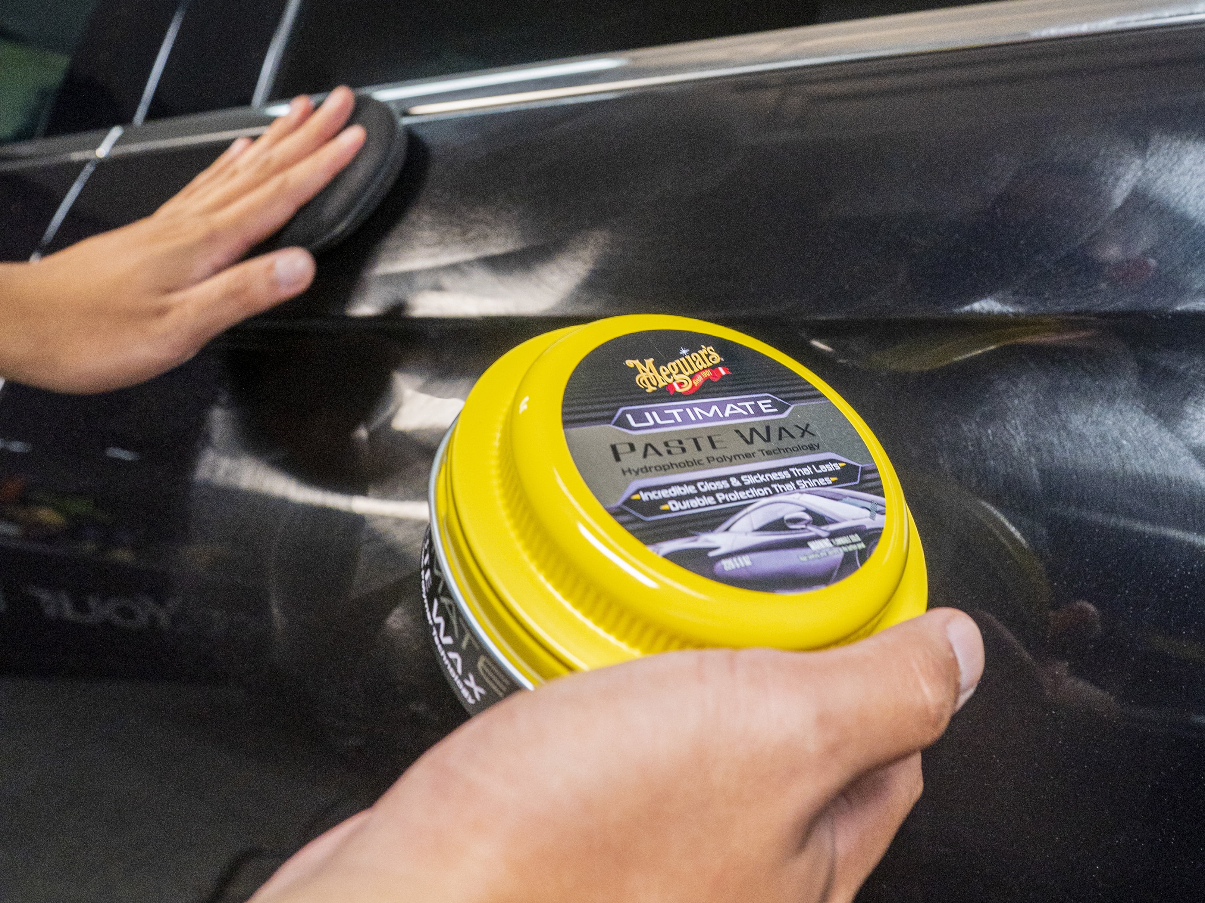 (2 pack) Meguiar's Ultimate Paste Wax Long-Lasting Easy to Use Synthetic Wax, G210608, 8 oz
