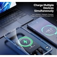 thumbnail image 3 of Magnetic Fast Wireless Charging Pad Portable Charger Stand, Strong Magnetic Alignment With Fast Charging Efficiency And Slim Portable Design For Office Desk Home Travel Business Multi Device Use, 3 of 5