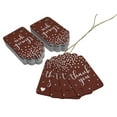 thumbnail image 3 of Inkdotpot Real Silver Foil ThankYou Bridal Shower-Baby Shower-Retirement-Wedding-Birthday Tags Favor Hang Paper Tags 100 Pack, 3 of 6