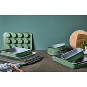 Caraway Non-Stick Ceramic Baking Sheet Duo - Naturally Slick Ceramic Coating - 18 x 13 Large & 15 x 10 Medium - Sage