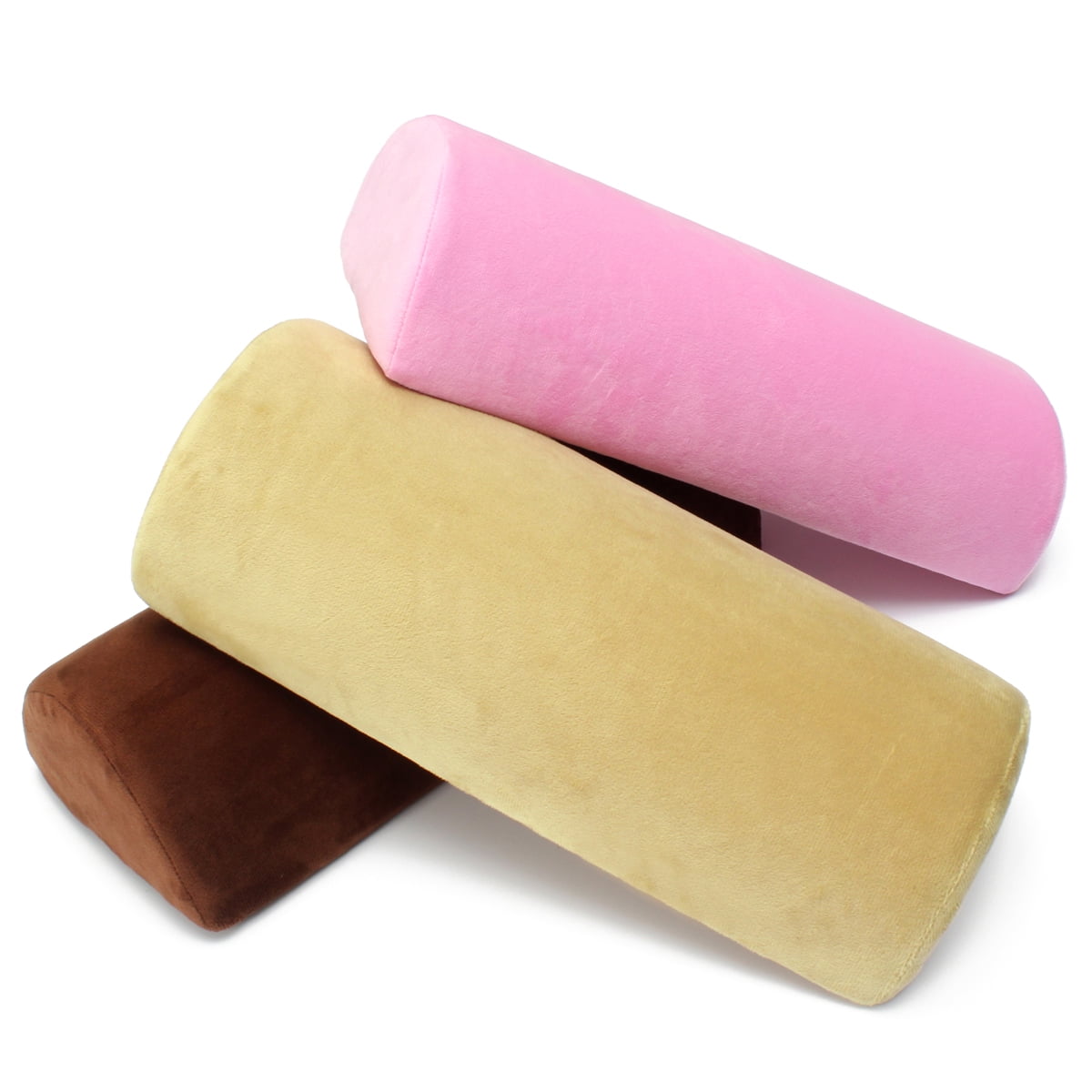 HalfMoon Memory Foam Bolster Pillow Four Position Support Cushion Semi