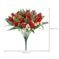 thumbnail image 2 of Fake Flowers,Artificial Flowers Real PU Flowers Stems For Wedding Spring Bouquet Arrangement Home Decorations For, 2 of 6