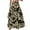 Green, variant on LYMAYTER Women Print Maxi Skirt Casual Print A-Line Long Skirt Summer Tiered High Waisted Skirts S-XL