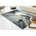 thumbnail image 4 of Snowboard Rugs, Snow Landscape Rug, Office Rugs, Motivational Rug, Hallway Rug, Non-Slip Carpet, Pet Friendly Rug, Salon Rug, 3.9'x5.9' - 120x180 cm, 4 of 8