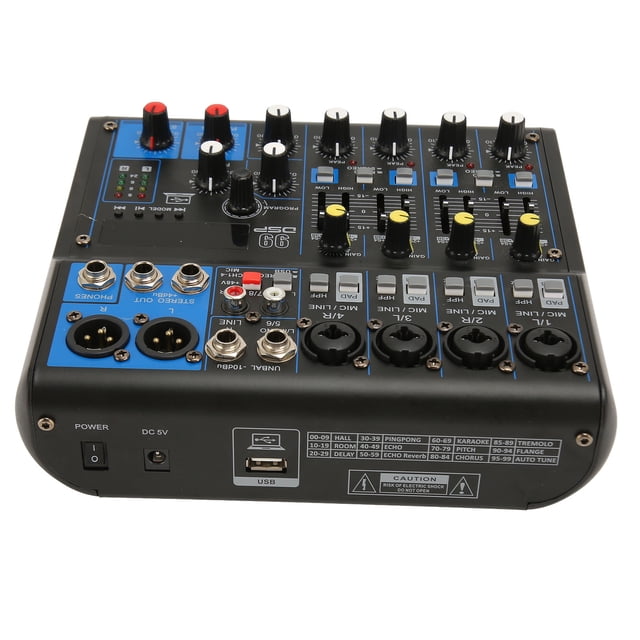 Mezclador De Estudio, Mezclador De Sonido Conexión Inalámbrica Bluetooth Para Estudio Para Transmisión En