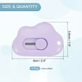 thumbnail image 2 of Uxcell Box Cutters, 4 Pcs Retractable Letter Opener Cloud Shaped Small Package Opener Envelope Slitter, Purple (2.4x1.5Inch), 2 of 5