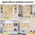 thumbnail image 6 of Orange Beige Abstract Kitchen Curtains 63 Inch Length, Modern Ombre Vintage Art Grommet Top Bedroom Living Room Curtains, Light Filtering Cafe Curtain Drapes 2 Panels Set 84''x63'', 6 of 9