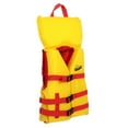 thumbnail image 3 of Seachoice Type II Deluxe Adjustable Boat Vest w/ Grab Handle, Bright Yellow and Red, Youth, 50-90 Lbs., 3 of 4