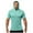 Mint Green, variant on Lmnyox Men's Athletic T Shirt with Hood Quick Dry Short Sleeve Workout Training Hoodies Summer Muscle Tops