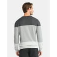 thumbnail image 3 of George Men's and Big Men's Colorblock Crewneck Sweater, Midweight, Sizes S-3XL, 3 of 5