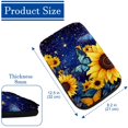 thumbnail image 4 of Butterfly Soft and Comfortable 12.5x8.2 Inch Furry Printed Car Armrest Cover - Car Armrest Mat - Armrest Cover, 4 of 6