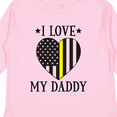 thumbnail image 4 of Inktastic Dispatcher Daddy Gold Line Emergency Boys or Girls Long Sleeve Toddler T-Shirt, 4 of 5