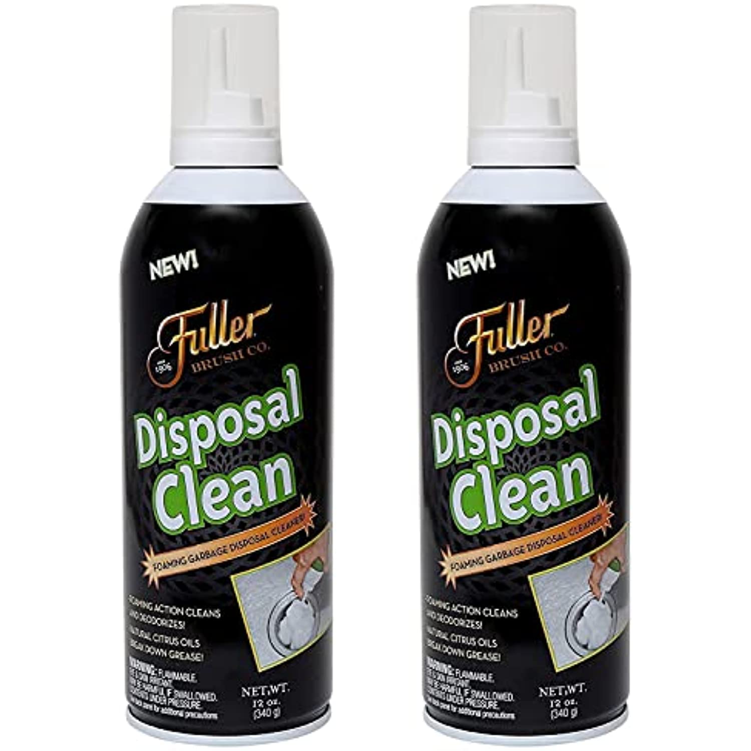 Fuller Brush Garbage Disposal Cleaner Foaming Action Fresh Citrus