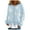 Blue, variant on Women's Floral Knit Sweaters Cardigan Fall Winter Button Down Open Front Casual Crew Neck Cropped Oversized Knit Vintage Sweaters Outwear Long Sweater Cropped Coat Cardigans Orange M